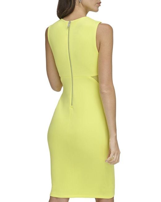 Dkny yellow dress sales