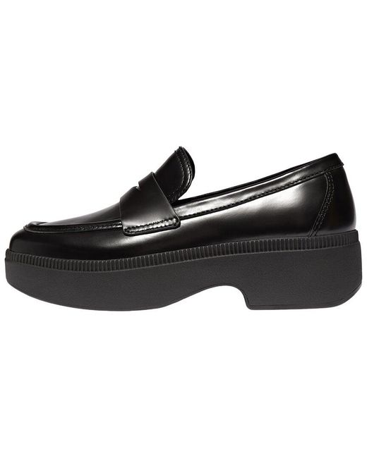 Fitflop Black Leather Loafer