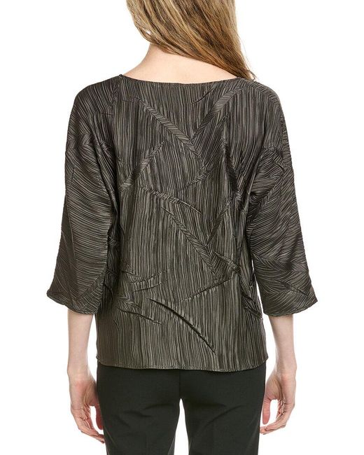 Joseph Ribkoff Black 3/Sleeve Top