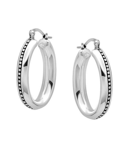 MaxColor Metallic Dangle Earrings