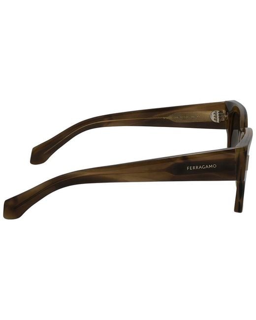 Ferragamo Brown Sf 2010S 52Mm Sunglasses for men