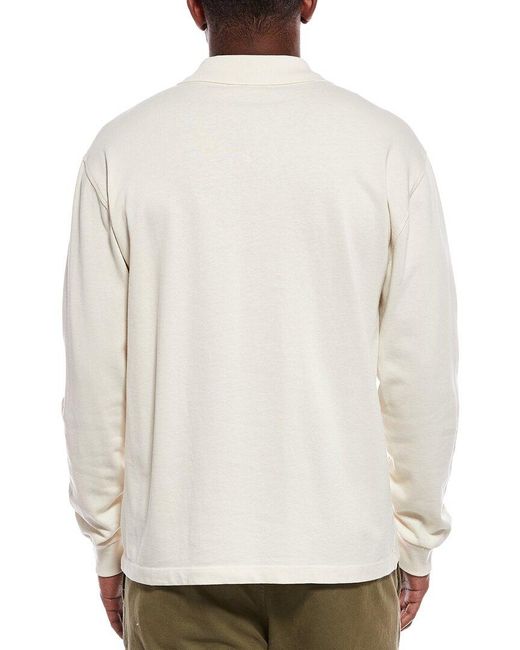 Madewell White Compact Knit Polo Shirt for men