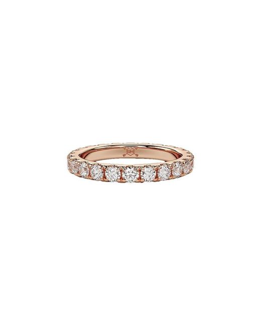 Lab Grown Diamonds White 14K Rose 2.00 Ct. Tw. Lab-Grown Diamond Ring