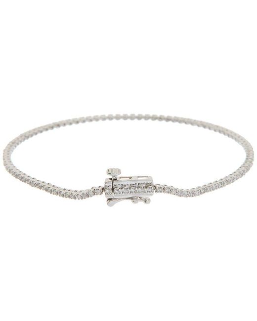 Diamond Select Cuts White 14K 1.00 Ct. Tw. Diamond Tennis Bracelet