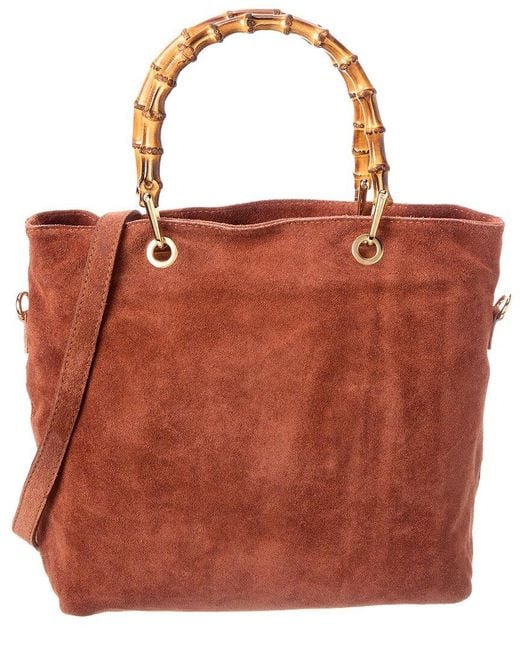 Isabella Rossetti Red Thea27 Leather Tote