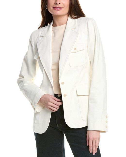 PAIGE White Romona Blazer