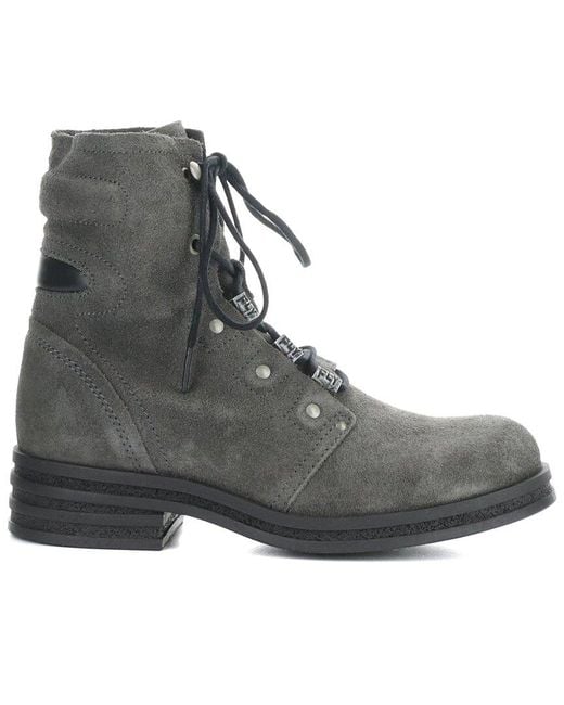 Fly London Gray Knot Suede Boot