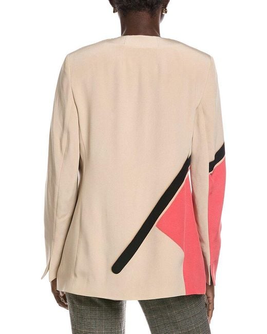 Akris Red Antea Silk Coat