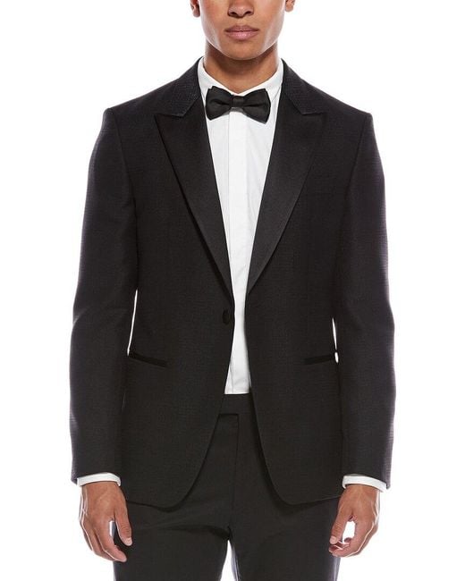 Boss Black Hutson Wool-Blend Tuxedo Jacket for men