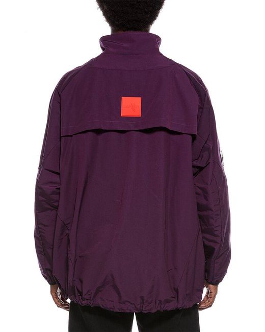 Lanvin Purple Patched Jacket for men
