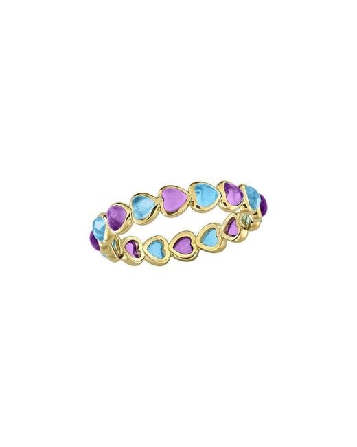 Rina Limor White Over 3.60 Ct. Tw. Amethyst-Africa, Topaz