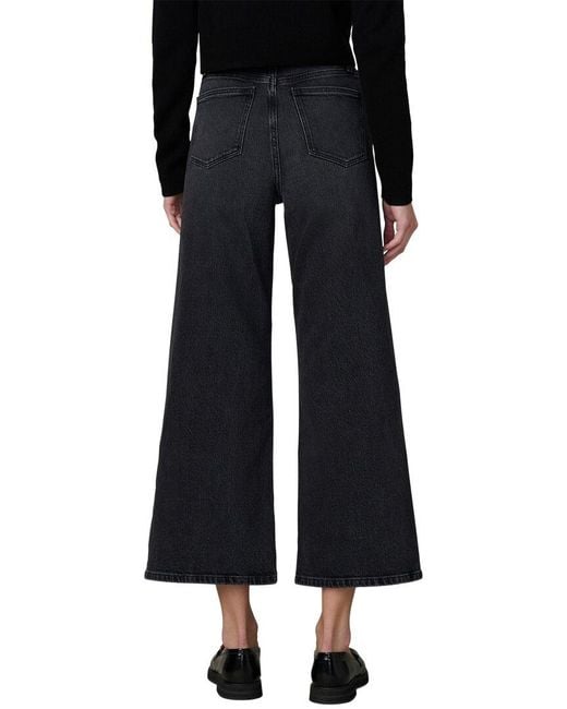 Joe's Jeans Black The Mia Vagabond Wide Leg Ankle Jean
