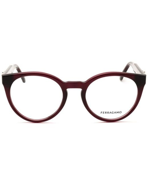 Ferragamo Brown 51Mm Optical Frames for men