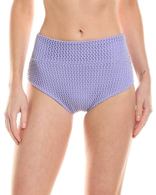 Montce Purple Crocheted High Rise Bottom