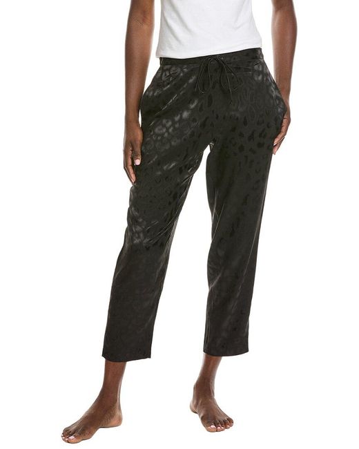 Natori Black Decadence Slim Pant
