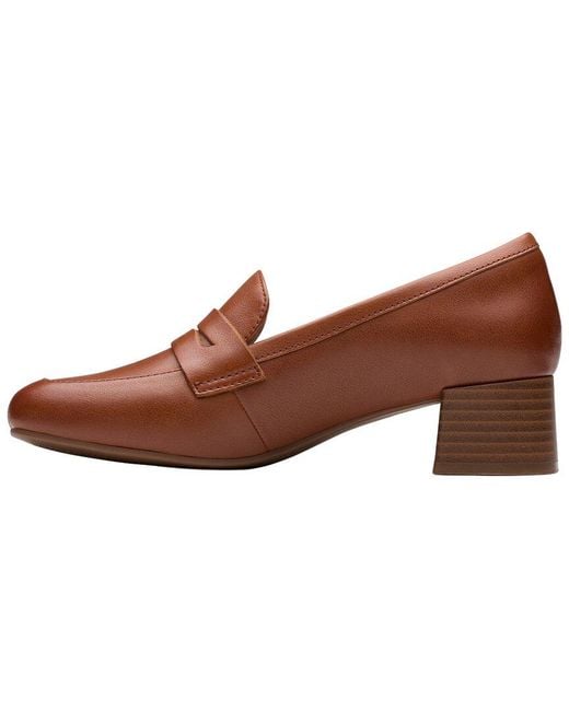 Clarks Brown Iridessa Sky Leather Pump