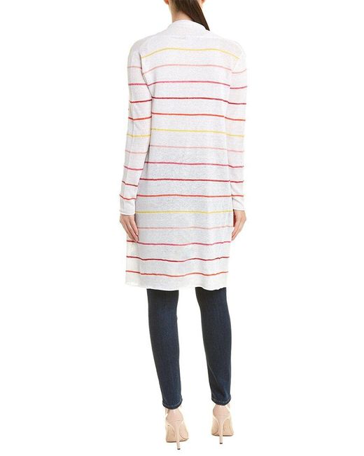 InCashmere White Linen Duster