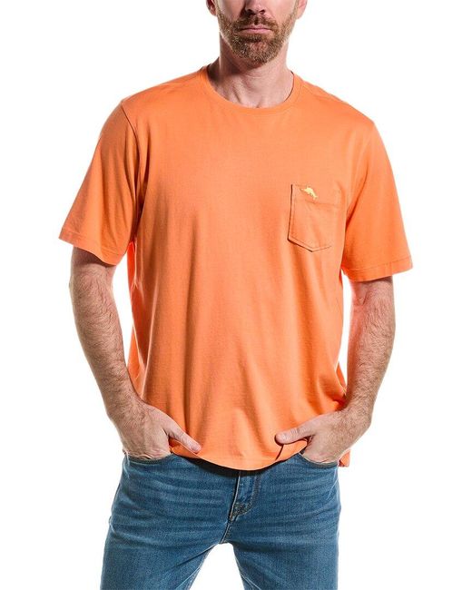 Tommy Bahama Orange New Bali Skyline T-shirt for men