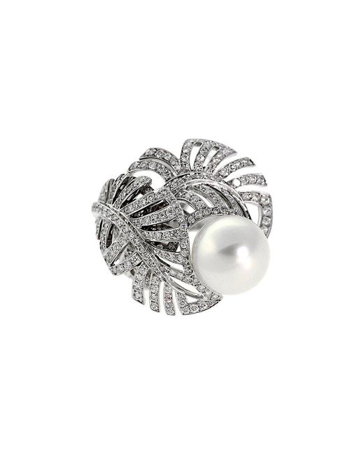 Chanel White 18K 1.72 Ct. Tw. Diamond Cocktail Ring (Authentic Pre-Owned)