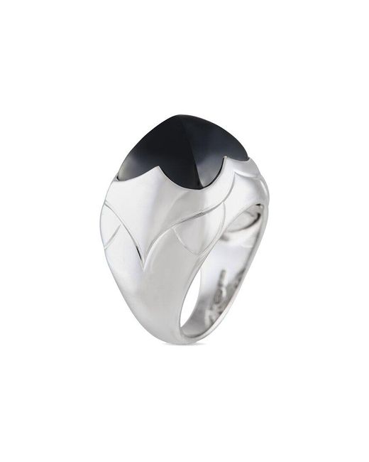BVLGARI Multicolor 18K Onyx Pyramide Ring (Authentic Pre-Owned)