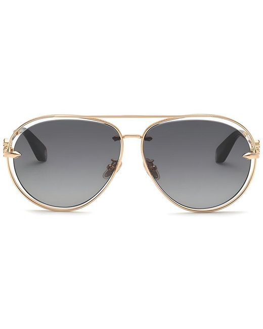 Roberto Cavalli Metallic 61Mm Sunglasses