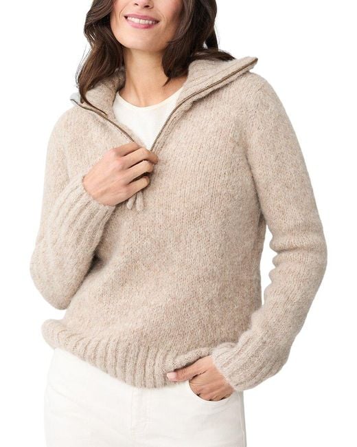 J.McLaughlin Natural Moritz Alpaca-Blend Sweater