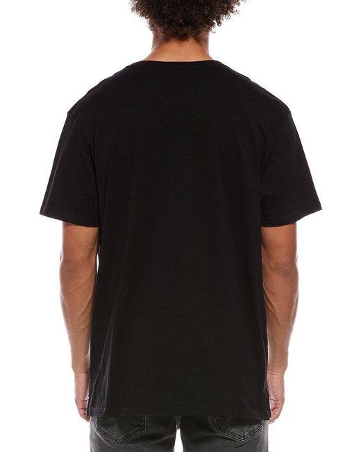 McQueen Black Solarized Skull T-Shirt for men