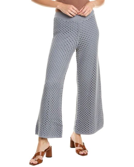 Splendid Blue Nova Pointelle Pant