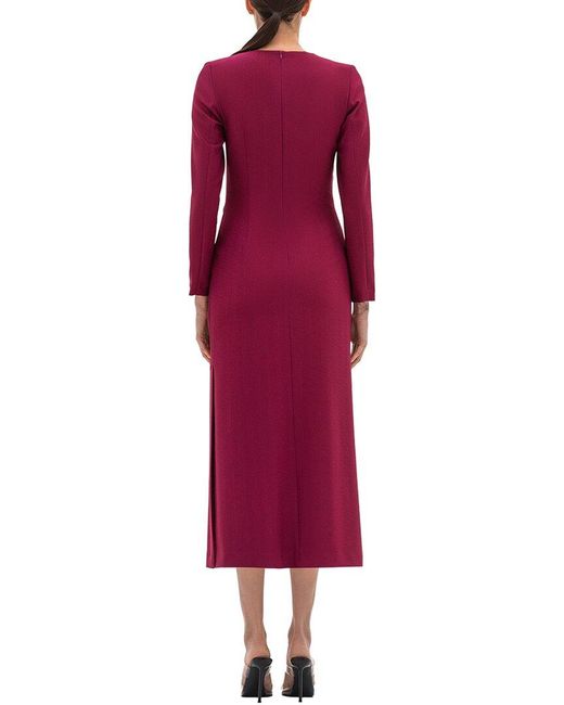 BGL Red Midi Dress