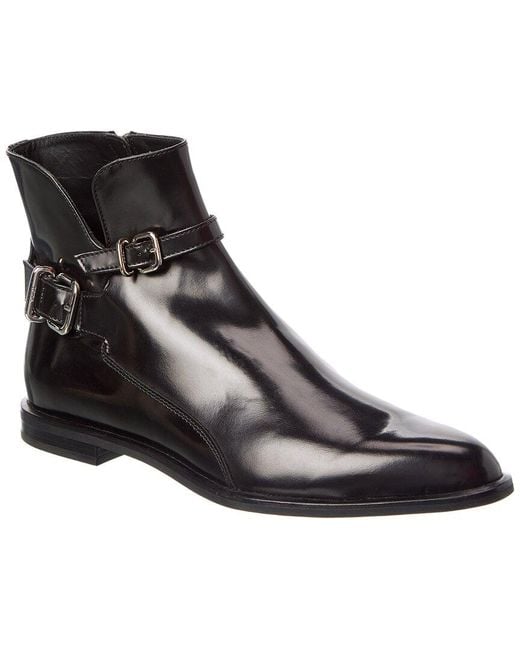 Tod's Black Leather Bootie