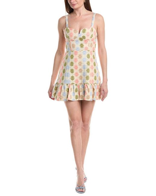 Saltwater Luxe Natural Tank Mini Dress