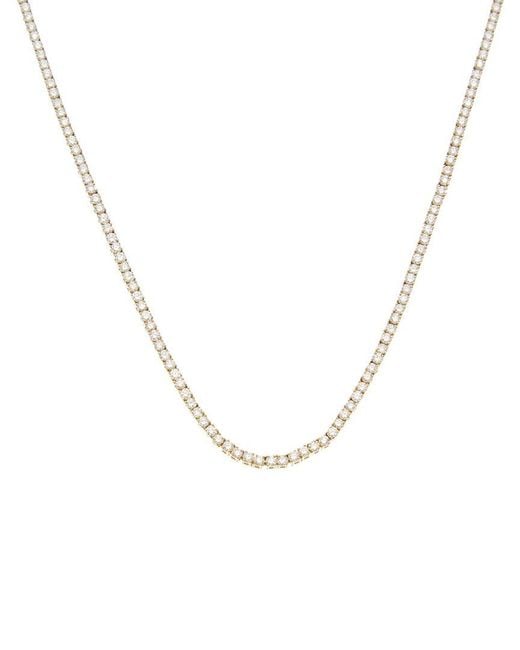 Lab Grown Diamonds Metallic 14K 5.00 Ct. Tw. Lab-Grown Diamond Tennis Necklace