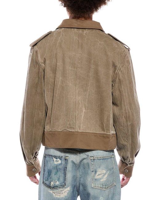 Our Legacy Brown Battle Jacket for men
