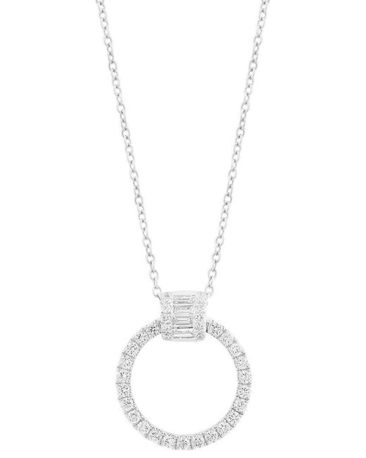 Effy Fine Jewelry White 14K 0.47 Ct. Tw. Diamond Necklace