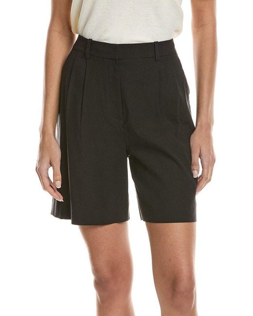 Theory Green High Waist Short