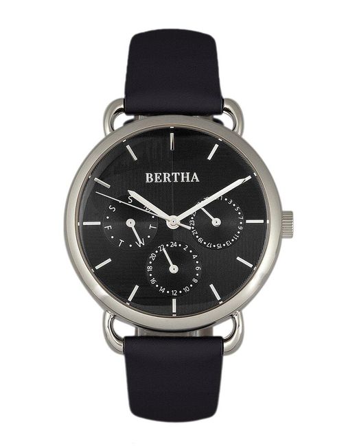 Bertha Black Gwen Watch