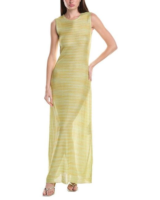 Missoni Yellow Missoni Striped Tank Maxi Dress