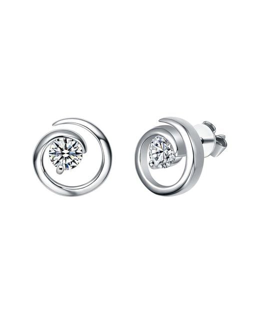 Genevive Jewelry Metallic Stud Earrings