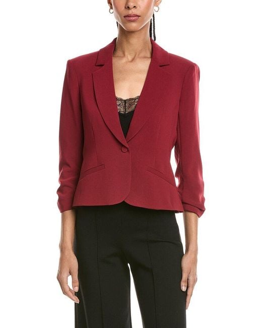 Cinq À Sept Red Cinq A Sept Le Petit Khloe Blazer