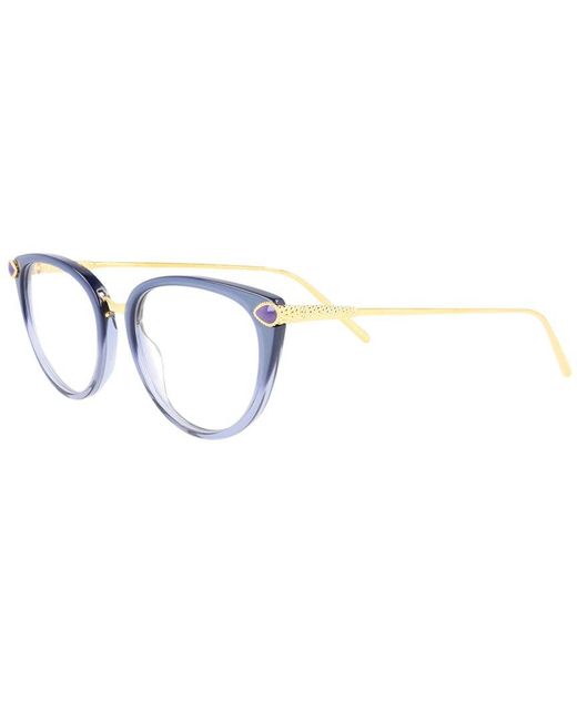 Boucheron Blue Bc0080O 53Mm Optical Frames