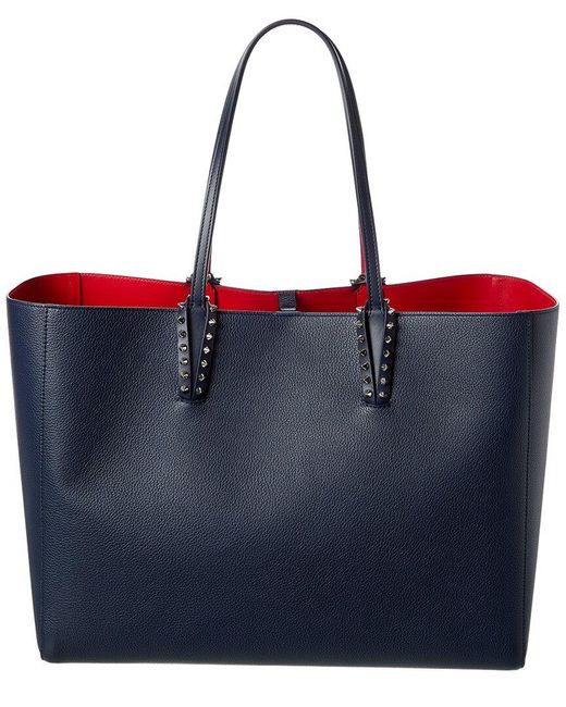 Christian Louboutin Blue Cabata Large Leather Tote