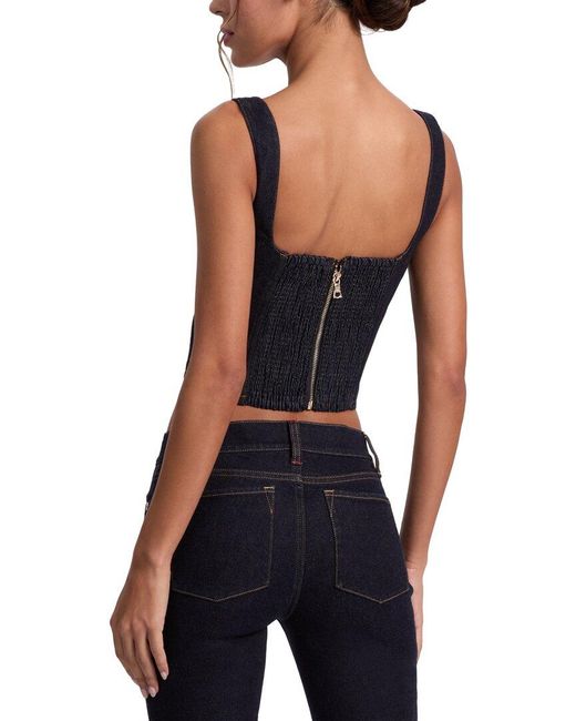 Alice + Olivia Black Ava Bustier