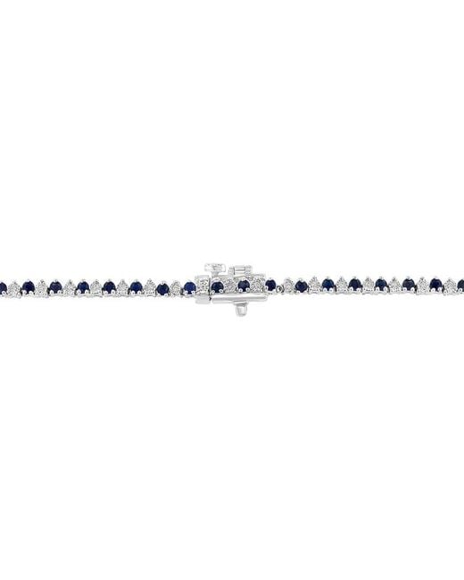 Effy Fine Jewelry Metallic 8.95 Ct. Tw. Diamond & Sapphire Necklace