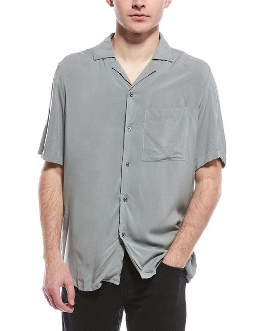 Boss Gray Ellino Woven Shirt for men