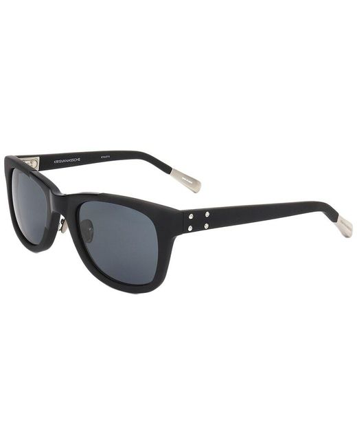 Linda Farrow Black Kris Van Assche By Linda Farrow Kva37 50Mm Sunglasses for men