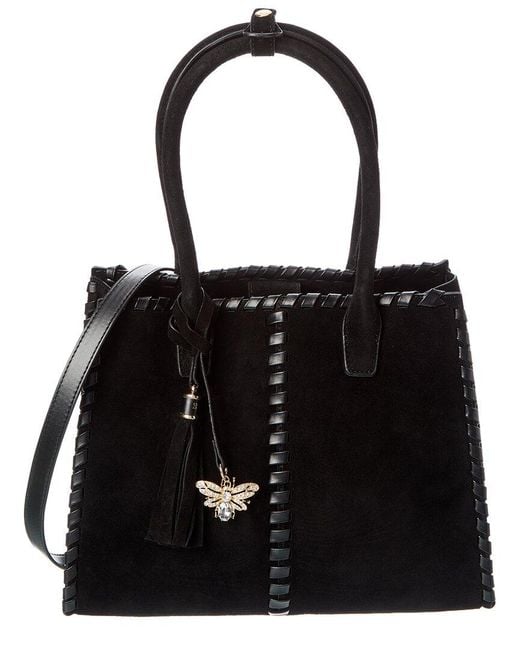 Dune Black Darlingtons Suede Tote