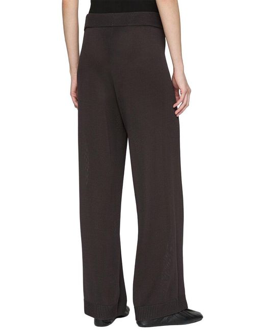 Lafayette 148 New York Black Pull On Knit Pant
