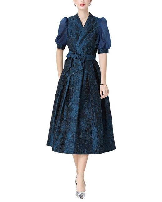 Kaimilan Blue Midi Dress