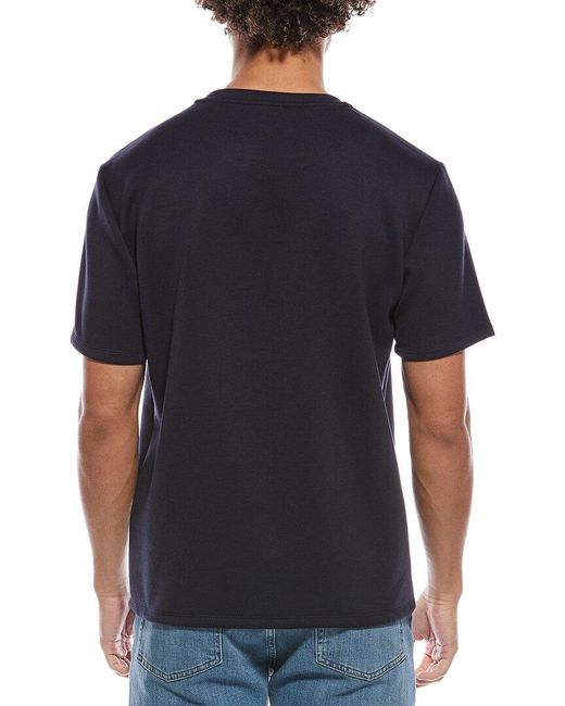 Tahari Black Interlock Scuba T-Shirt for men