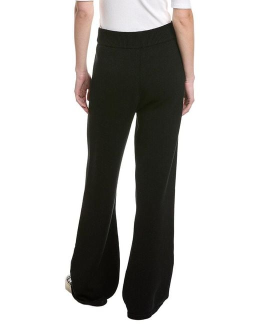 Palm Angels Black Knit Pant